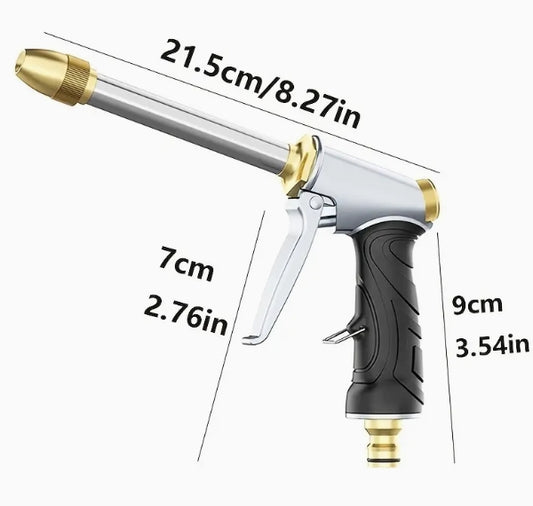 Adjustable Nozzle High Pressure Power Washer Gun for Car Washing and Garden Cleaning - Anti-Kink Swivel Connector and Universal Fit