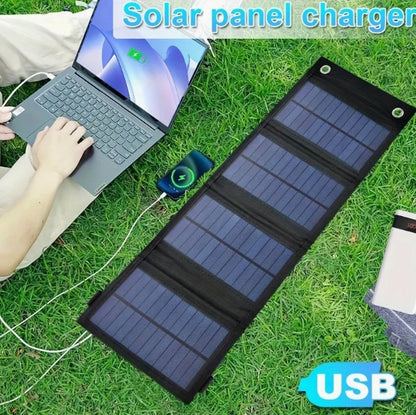 Portable solar panel  20W 30W  80W USB port monocrystalline silicon foldable solar panels for phone camping